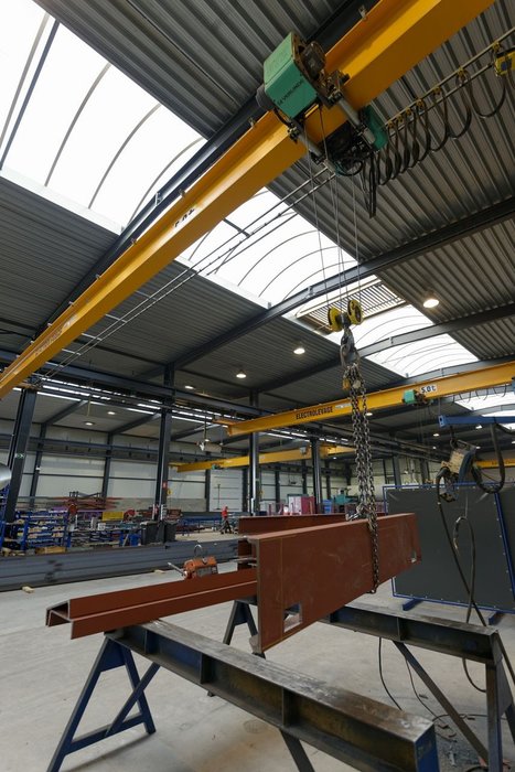 Belgium Metal workshops are fitted out with Verlinde overhead cranes.